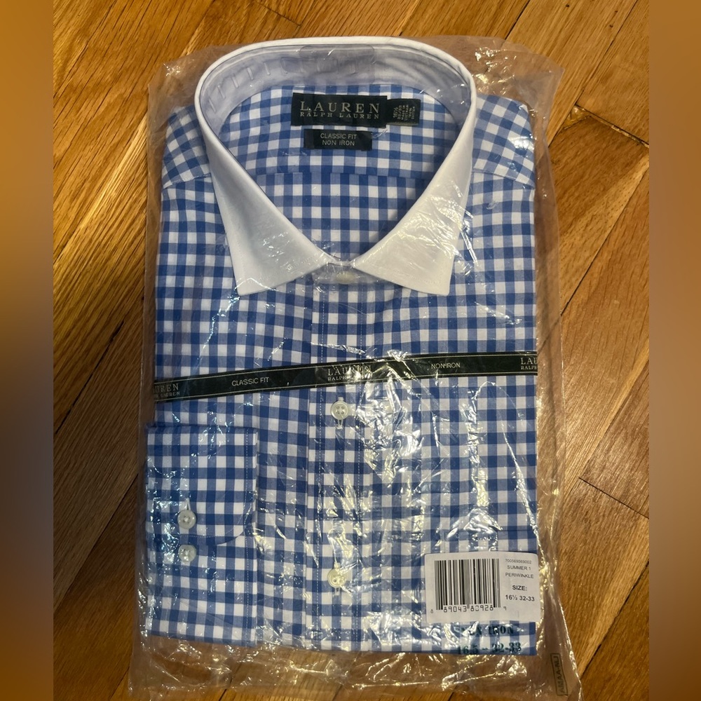 Ralph Lauren Polo Button Down Shirt - "Summer 1 Periwinkle"